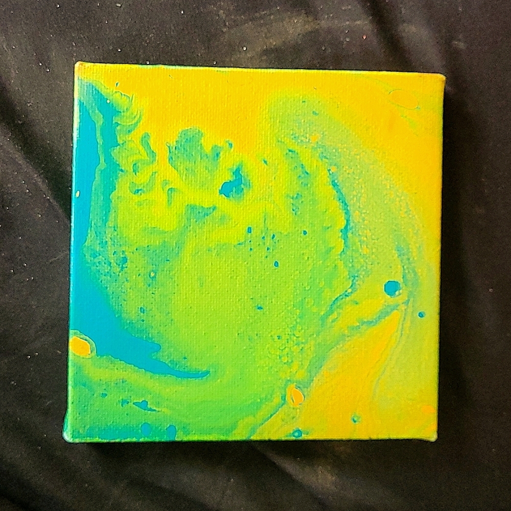 Acrylic pour paint